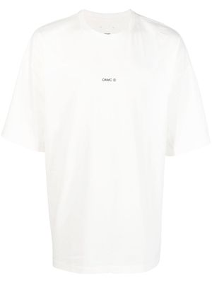 OAMC logo-print short-sleeve T-shirt - White