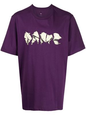 OAMC logo-print short-sleeved T-shirt - Purple
