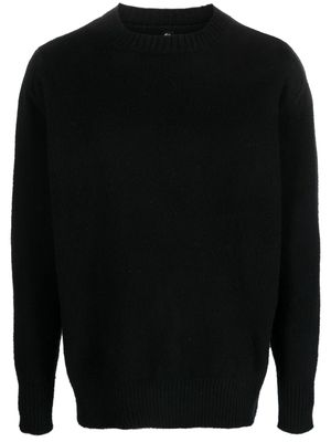 OAMC logo-print wool jumper - Black