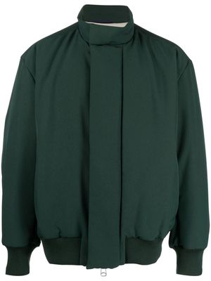 OAMC mock-neck padded bomber jacket - Green