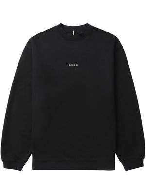 OAMC painterly-print cotton sweatshirt - Black
