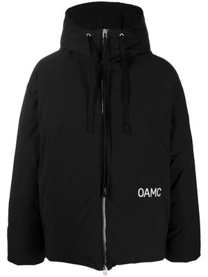 OAMC Peacemaker padded puffer coat - Black