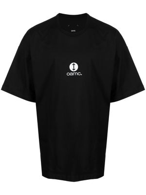 OAMC photograph-patch oversized T-shirt - Black