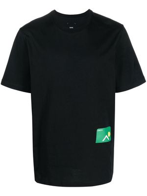 OAMC photograph-print short-sleeved T-shirt - Black