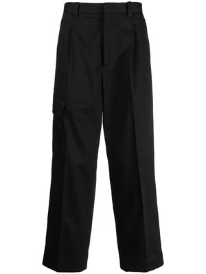 OAMC pressed-crease straight trousers - Black
