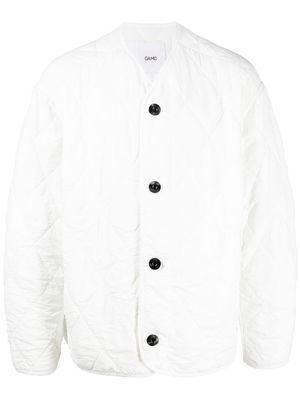 OAMC quilted button-down jacket - White