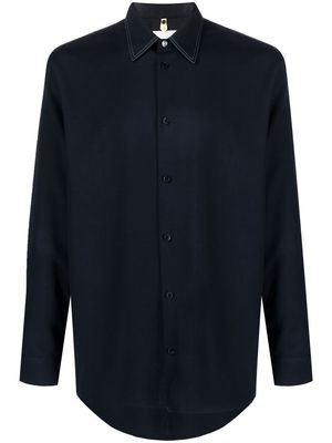OAMC Ray long-sleeve shirt - 401 NAVY