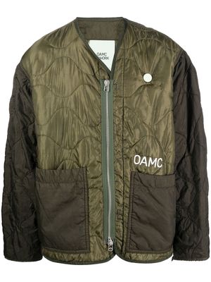 OAMC Re:Work zip-up jacket - Green