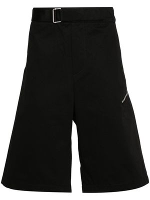 OAMC Regs cotton shorts - Black