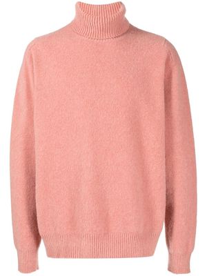OAMC roll-neck knit jumper - Pink