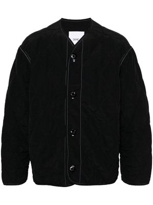 OAMC single-breasted quilted jacket - Black