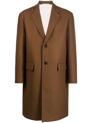OAMC single-breasted wool coat - Brown