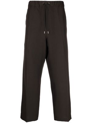 OAMC straight-leg drawstring trousers - Brown
