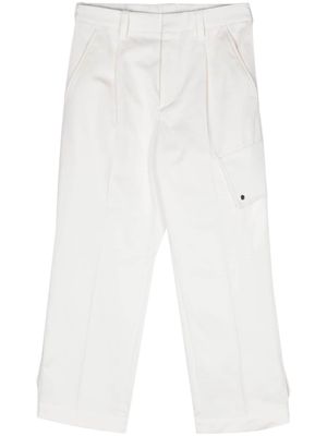 OAMC straight-leg twill cargo trousers - White