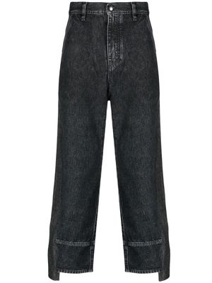 OAMC tapered-leg denim jeans - Black