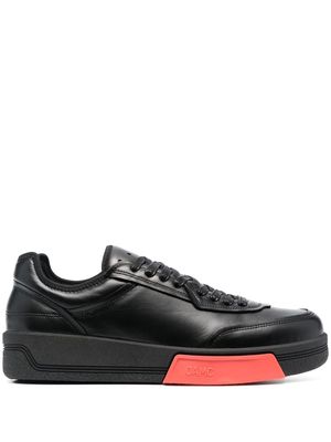 OAMC two-tone low-top sneakers - Black