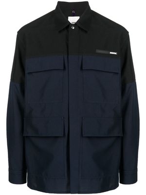 OAMC two-tone zip-up work jacket - Black