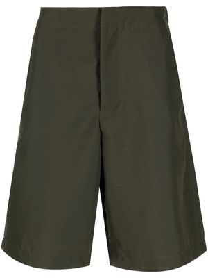 OAMC Vapor cotton chino shorts - Green