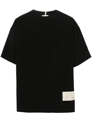OAMC zip-detail T-shirt - Black