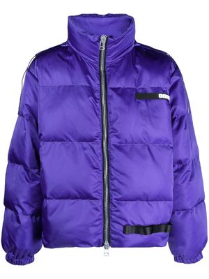 OAMC zip-up padded jacket - Purple
