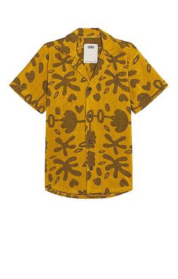 OAS Galbanum Cuba Terry Shirt in Mustard