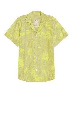 OAS High Road Cuba Terry Shirt in Yellow