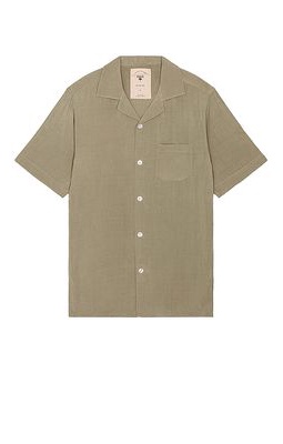 OAS Plain Shirt in Olive