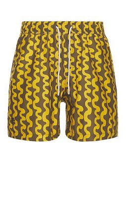 OAS Twine Swim Short in Yellow