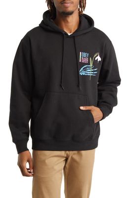 Obey Black Earth Society Graphic Hoodie