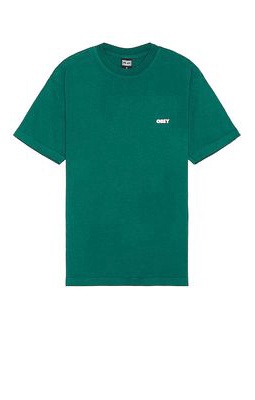 Obey Bold 3 Tee in Green