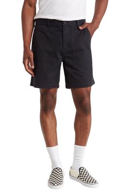 Obey Cotton Twill Camp Shorts in Black