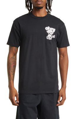 Obey Demon Graphic T-Shirt in Black