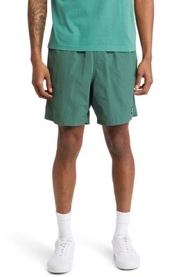 Obey Easy Eyes Nylon Shorts in Palm Leaf