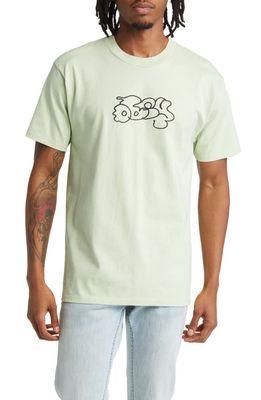 Obey Frog Fairy Graphic T-Shirt in Cucumber