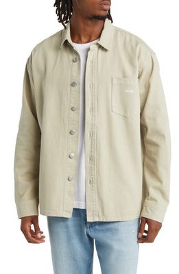 Obey Magnolia Button-Up Overshirt in Clay