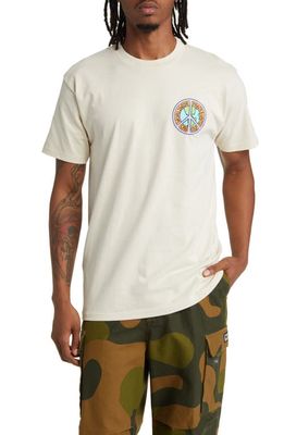 Obey Peace & Unity Graphic T-Shirt in Cream