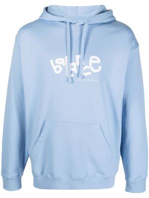 OBJECTS IV LIFE Balance graphic-print hoodie - Blue
