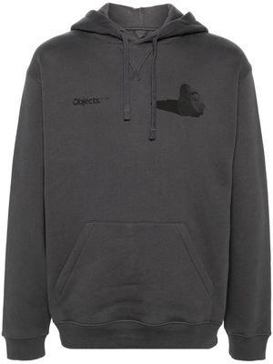 OBJECTS IV LIFE Boulder-print cotton hoodie - Grey