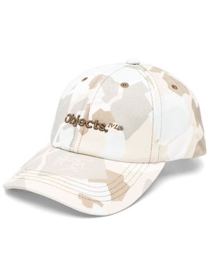 OBJECTS IV LIFE embroidered-logo cap - Neutrals