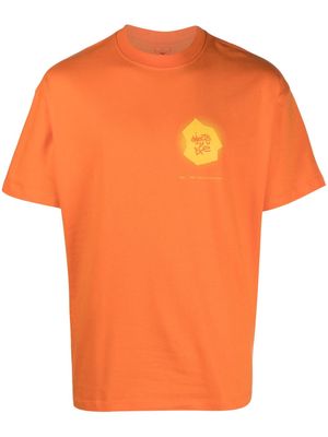 OBJECTS IV LIFE graphic-print cotton T-shirt - Orange