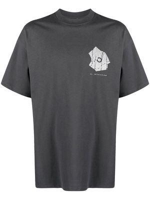 OBJECTS IV LIFE graphic-print crew-neck T-shirt - Grey