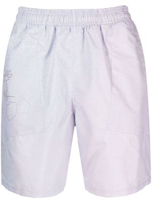 OBJECTS IV LIFE graphic-print shorts - Purple