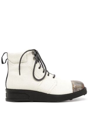 OBJECTS IV LIFE lace-up ankle boots - White