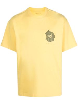 OBJECTS IV LIFE logo-print crewneck T-shirt - Yellow