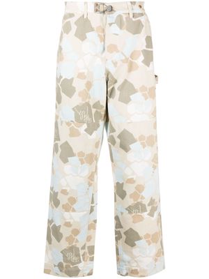 OBJECTS IV LIFE mid-rise wide-leg jeans - Neutrals