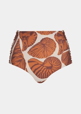 Oceania High-Waisted Bikini Bottoms