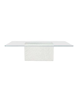 Octavia Arctic Marble Dining Table