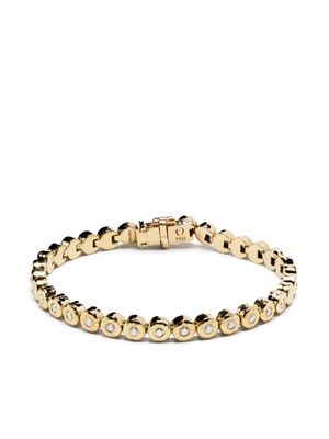 Octavia Elizabeth 18kt yellow gold Nesting Gem diamond tennis bracelet