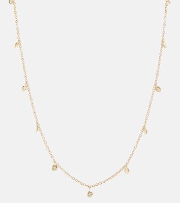 Octavia Elizabeth Micro Nesting Gem 18kt gold necklace with diamonds