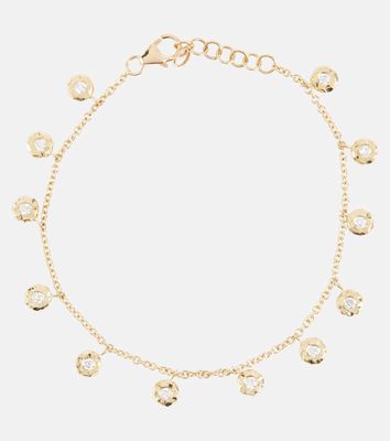 Octavia Elizabeth Nesting Gem 18kt gold bracelet with diamonds